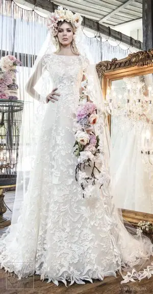 Yumi Katsura Spring 2019 Wedding Dresses Life Is A Garden Bridal Collection - HAYLEY WITH VEIL