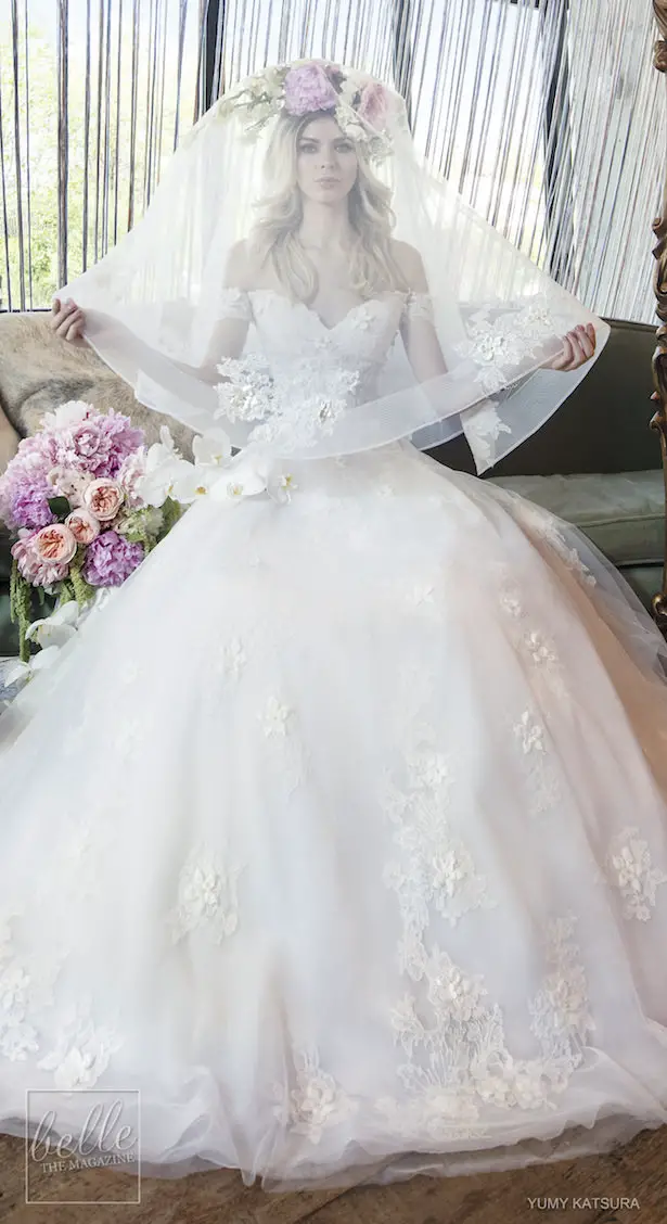 Yumi Katsura Spring 2019 Wedding Dresses Life Is A Garden Bridal Collection - HERMONIE VEIL