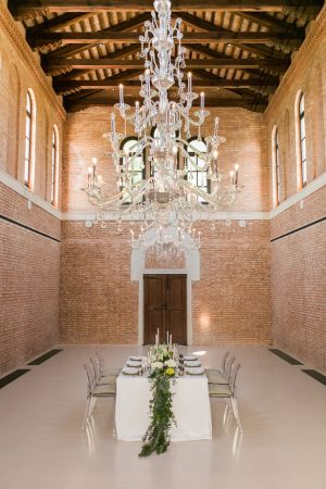 luxurious Wedding Tablscape and Chandelier - Nora Photography