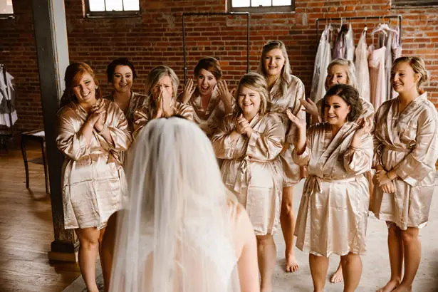 Gold Bridal Party Robes - T&K PHOTOGRAPHY