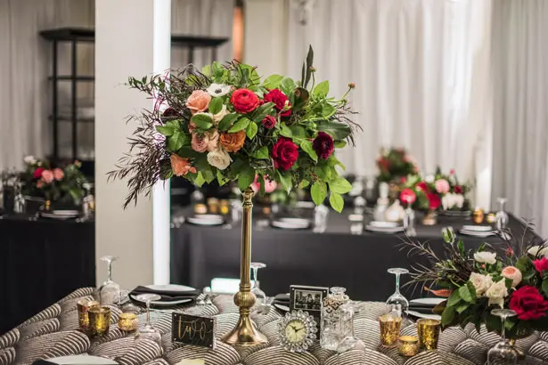 Tall wedding centerpiece - Photography: The Big Affair