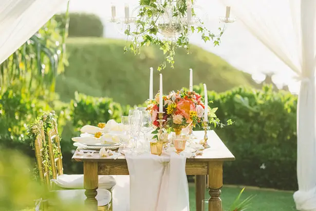 Tropical Glamorous Wedding Tablescape Tropical Wedding Bouquet- Angie Diaz Photography