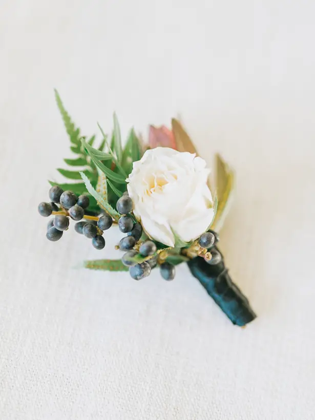 Wedding boutonniere - Mandy Ford Photography