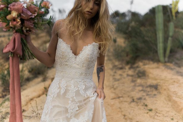 Boho Wedding Dress by Maggie Sottero Designs - Chantel Marie Photography