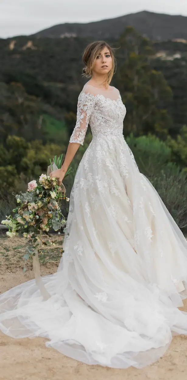 Boho Wedding Dress by Maggie Sottero Designs - Chantel Marie Photography