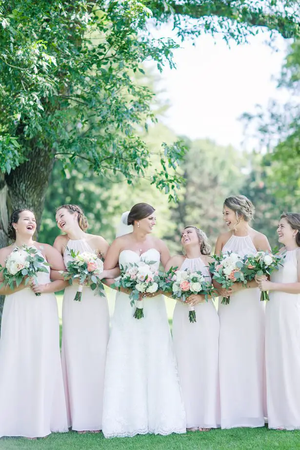 Romantic Golf Course Wedding with Sweet Blush Details - Belle The Magazine