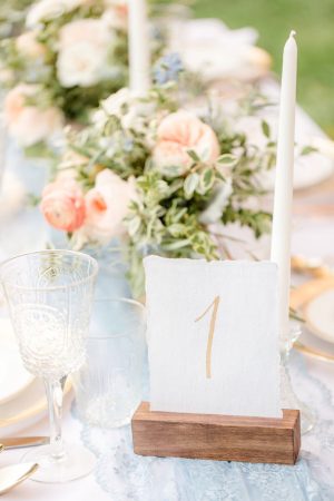Wedding Table number - Idalia Photography