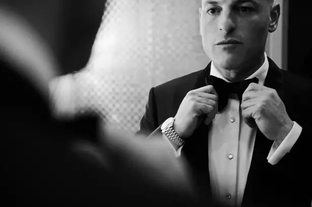 Grooms Tux and Bowtie - Jean Smith Photography
