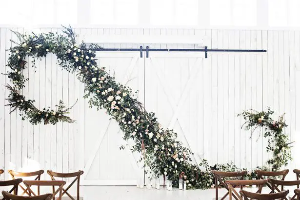 Huge Greenery Wedding Garland - Tina Joiner Photography
