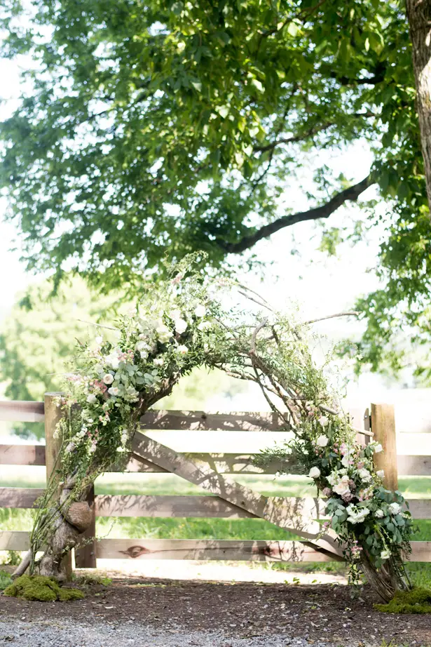 Outdoor Wedding Arch - Shane Hawkins Photography