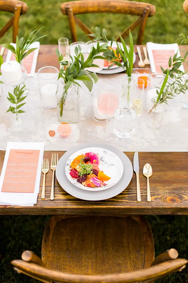 Modern Citrus Wedding Inspiration - Belle The Magazine