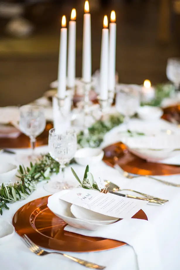 Organic Modern Wedding Tablescape - What A Day Wedding Photography