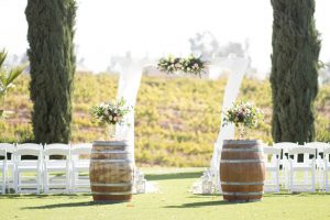 Outdoor winery wedding ceremony - Janita Mestre Photography