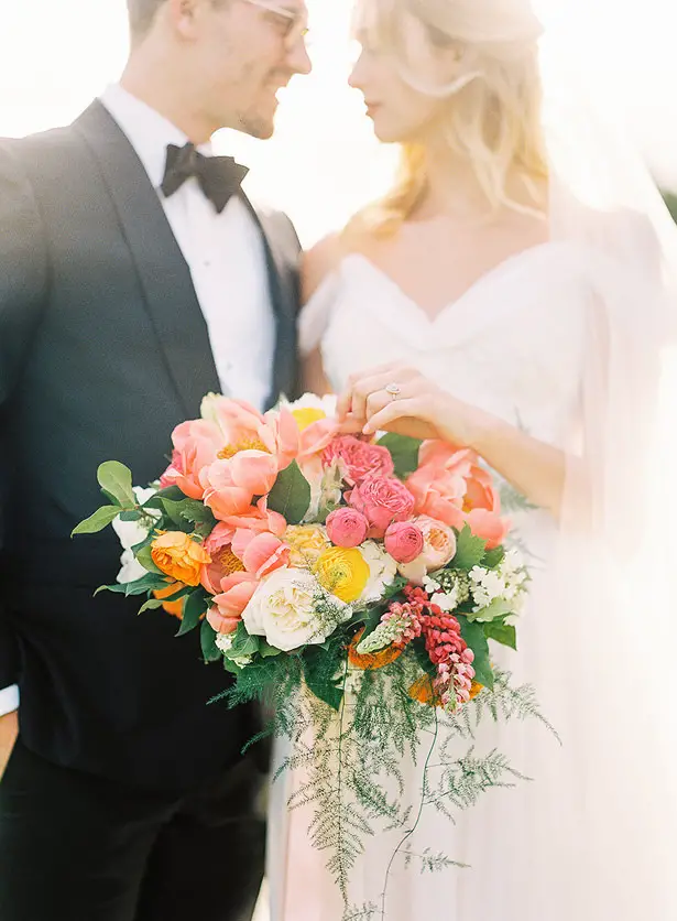 Bright and Colorful End Of Summer Wedding Inspiration Filled With Romance