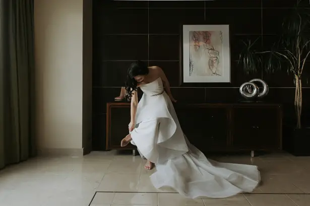 Strapless Wedding Dress - Jean Smith Photography