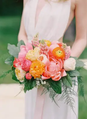 Summer Wedding Bouquet - Whitney Heard Photography
