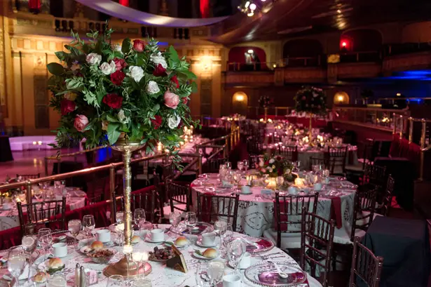 Theater Wedding Reception Decor - Jean Smith Photography