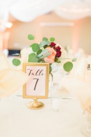 Wedding Table Number - Alisha Marie Photography