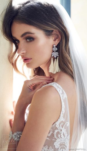 Anna Campbell 2019Wedding Dresses Wonderlust Bridal Collection - Natalia Tassel Earrings