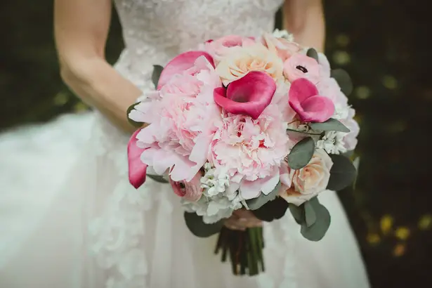 Pink wedding bouquet - Dani Leigh Photography