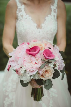 Pink wedding bouquet - Dani Leigh Photography