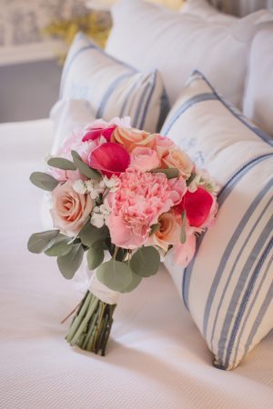 Pink wedding bouquet- Dani Leigh Photography