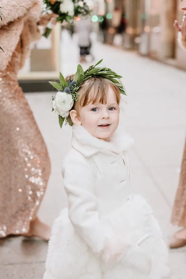 Winter wedding clearance flower girl dresses