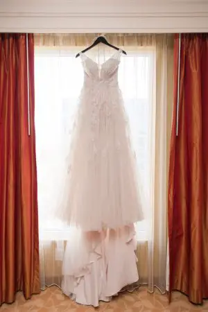 Blush ball gown wedding dress - Photography by Marirosa