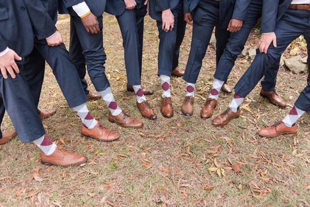 Groomsman Socks - Photography by Marirosa