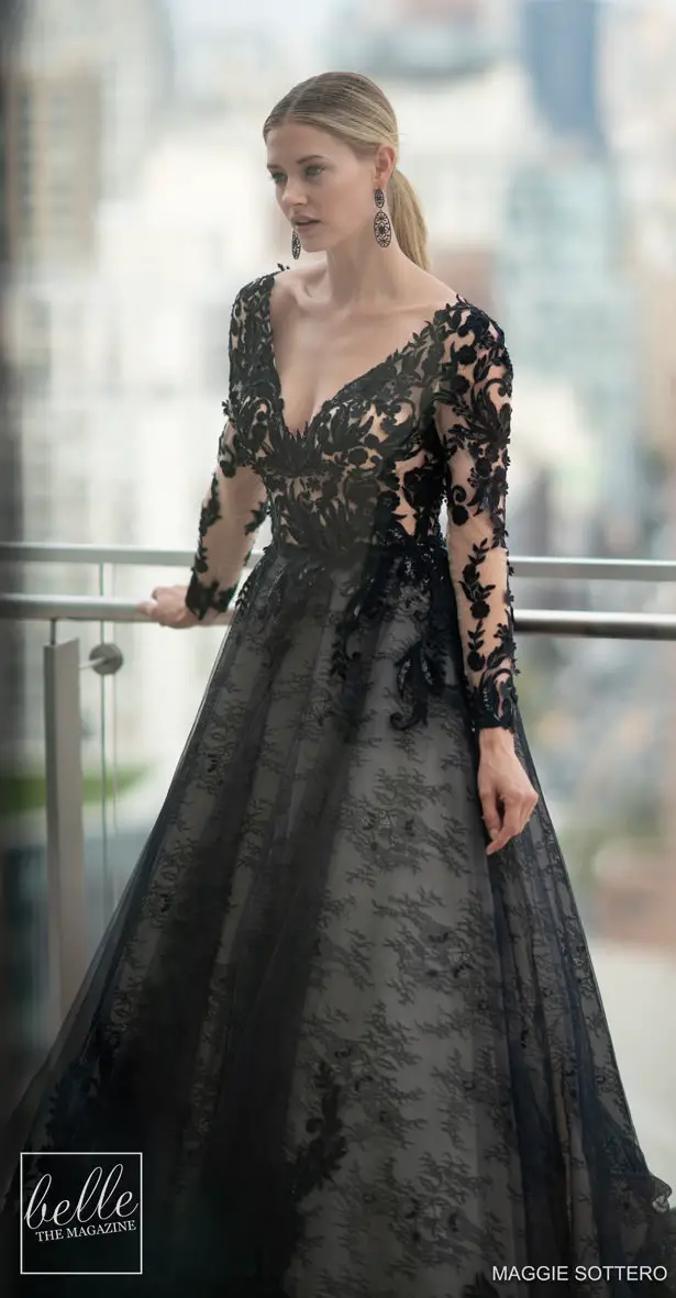 black wedding dress 2019