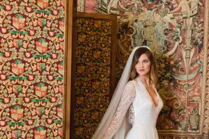 Lace Long Sleeve Wedding Dress - Marina Claire and Company