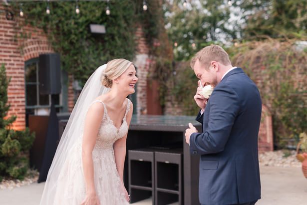 Romantic Wedding photo - First Look - Photography by Marirosa