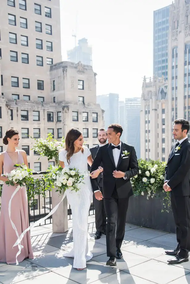 Rooftop Wedding Ceremony - Photography: Gerber Scarpelli Weddings