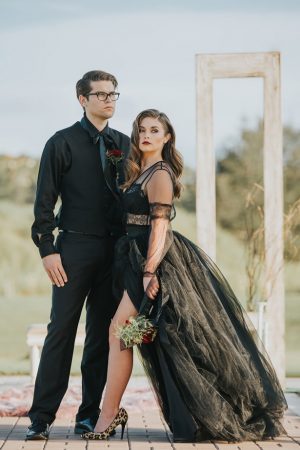 Sultry and Dark Romantic wedding photo- Daylin Lavoy Photogaphy