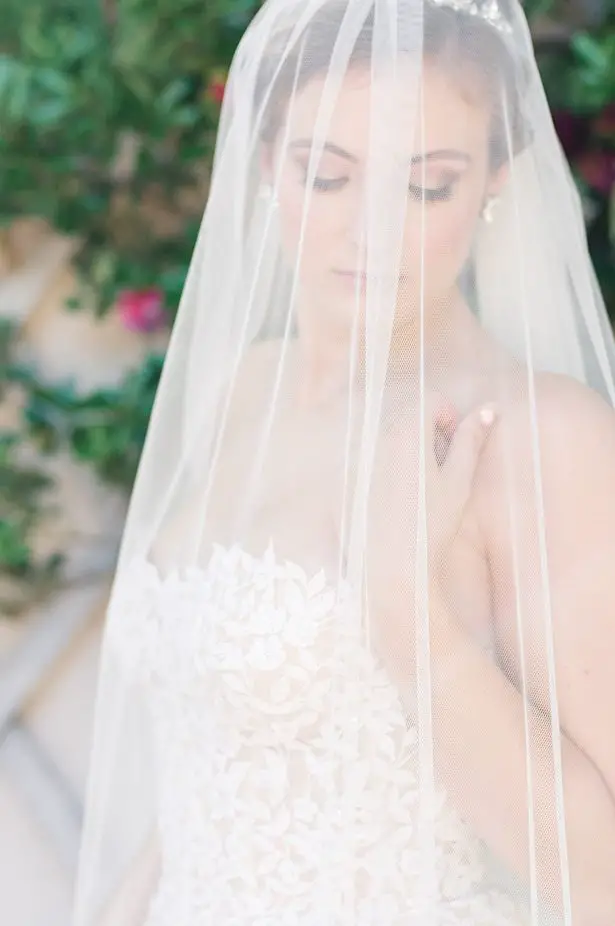 Tulle Wedding Veil - George and Claudia Photography