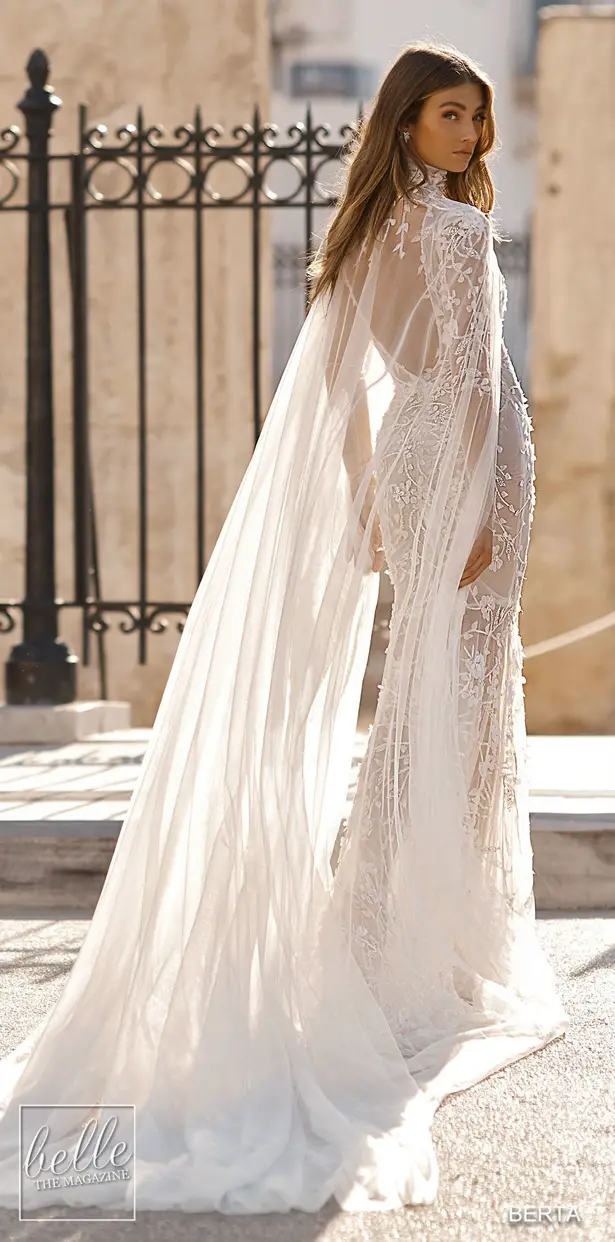 wedding dresses with capes 2019