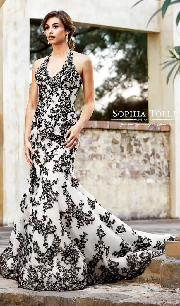Black Wedding Dress Sophia Tolli 2019