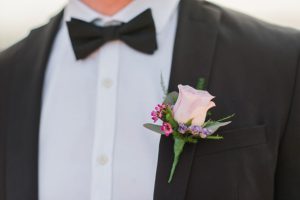 Blush Rose Boutonniere - Heike Moellers Photography