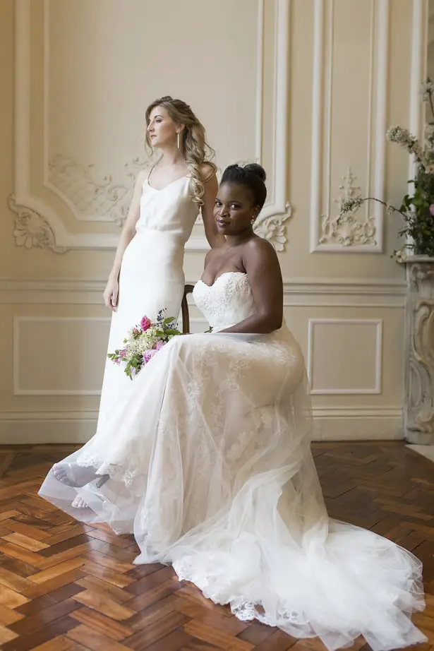 Modern White Wedding Cake - Sophie Lake Photography