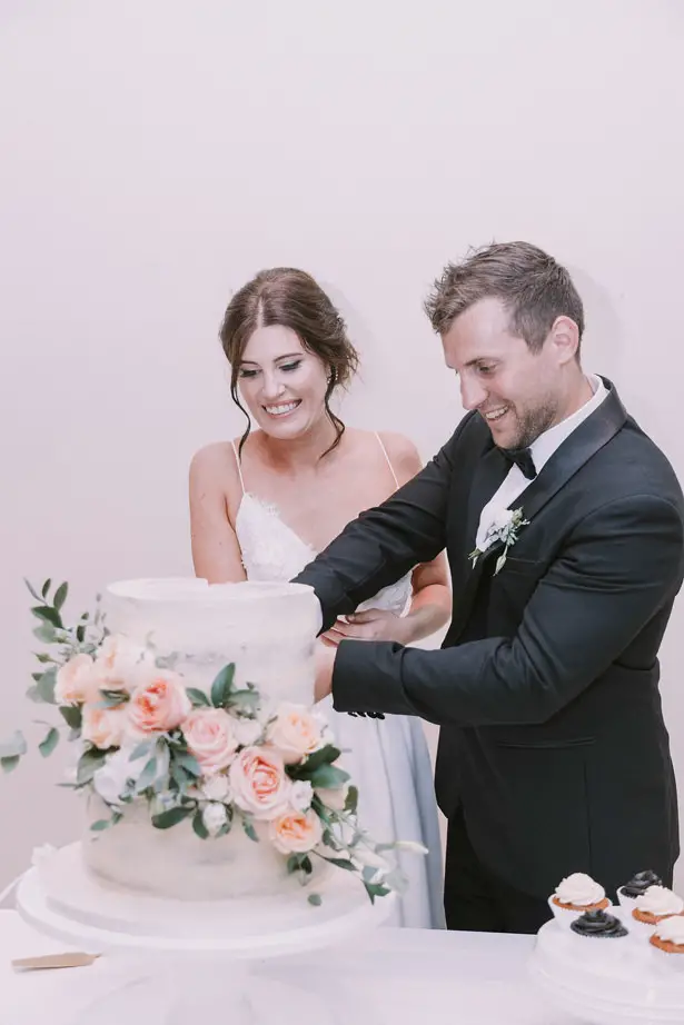 Cutting The Wedding Cake - Bianca Asher Photography