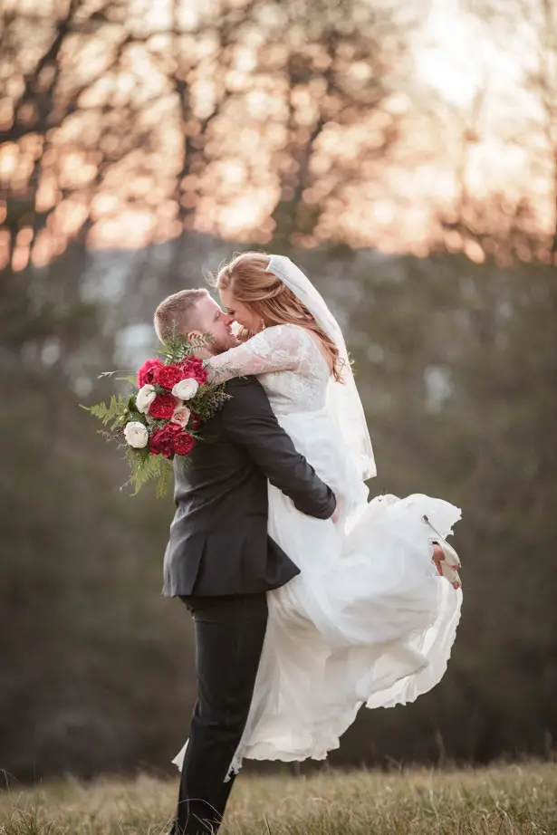 Elegant Winter Wedding Photo - Kathy Beaver Photography