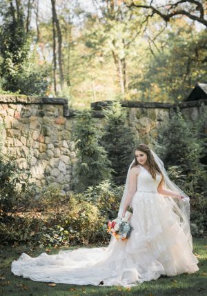 Fall Wedding Bride - Imagine It Photography