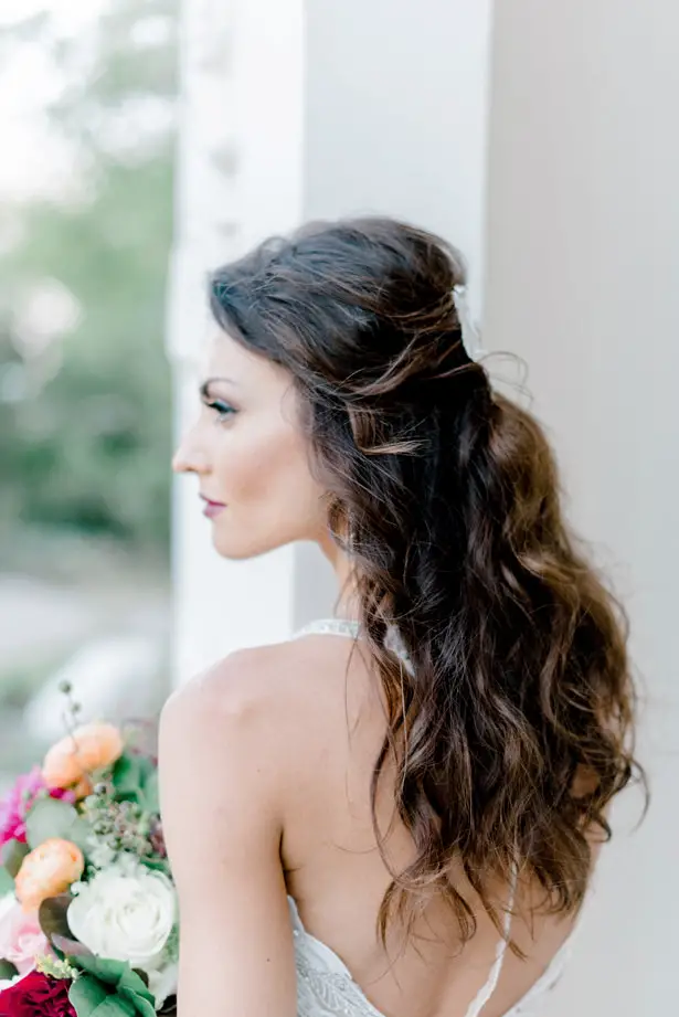 Fall Wedding Hair - Rachel Elaine Photo