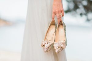 Gold Wedding Shoes - Heike Moellers Photography