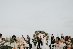 Gorgeous Beach Wedding Ceremony - Amy Lynn Photography