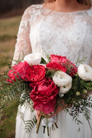 Gorgeous Peony Wedding Bouquet - Kathy Beaver Photography
