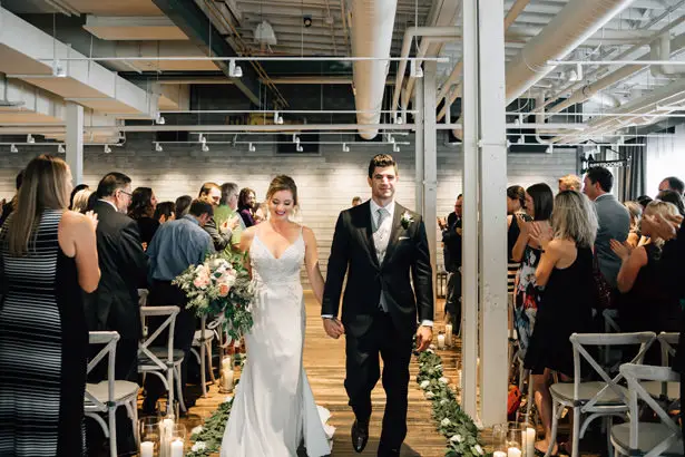 Modern Industrial Wedding Dripping in Classic Romance