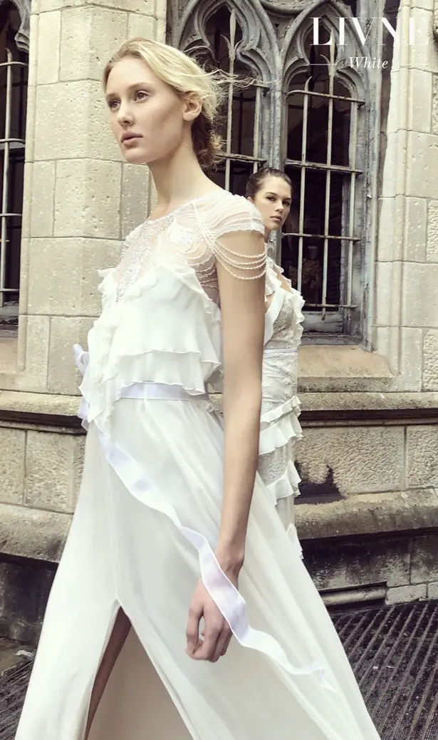 Livné White Wedding DressesSpring 2019 “Arcadia” Bridal Collection - Belle The Magazine