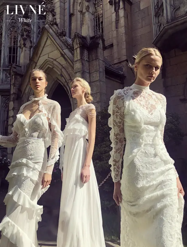 Livné White Wedding DressesSpring 2019 “Arcadia” Bridal Collection - Belle The Magazine