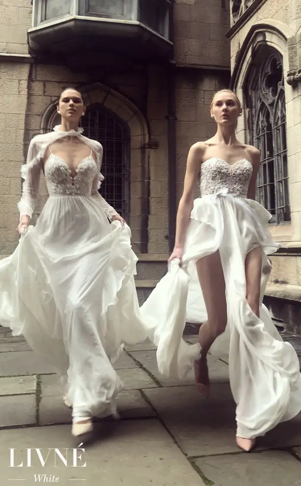 Livné White Wedding DressesSpring 2019 “Arcadia” Bridal Collection - Belle The Magazine